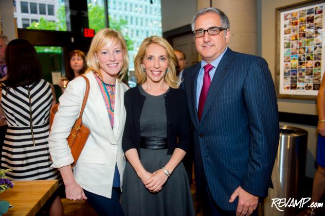 Jennifer Tapper, Dana Bash, and Dave Burwick, CEO of Peet�s Coffee & Tea.